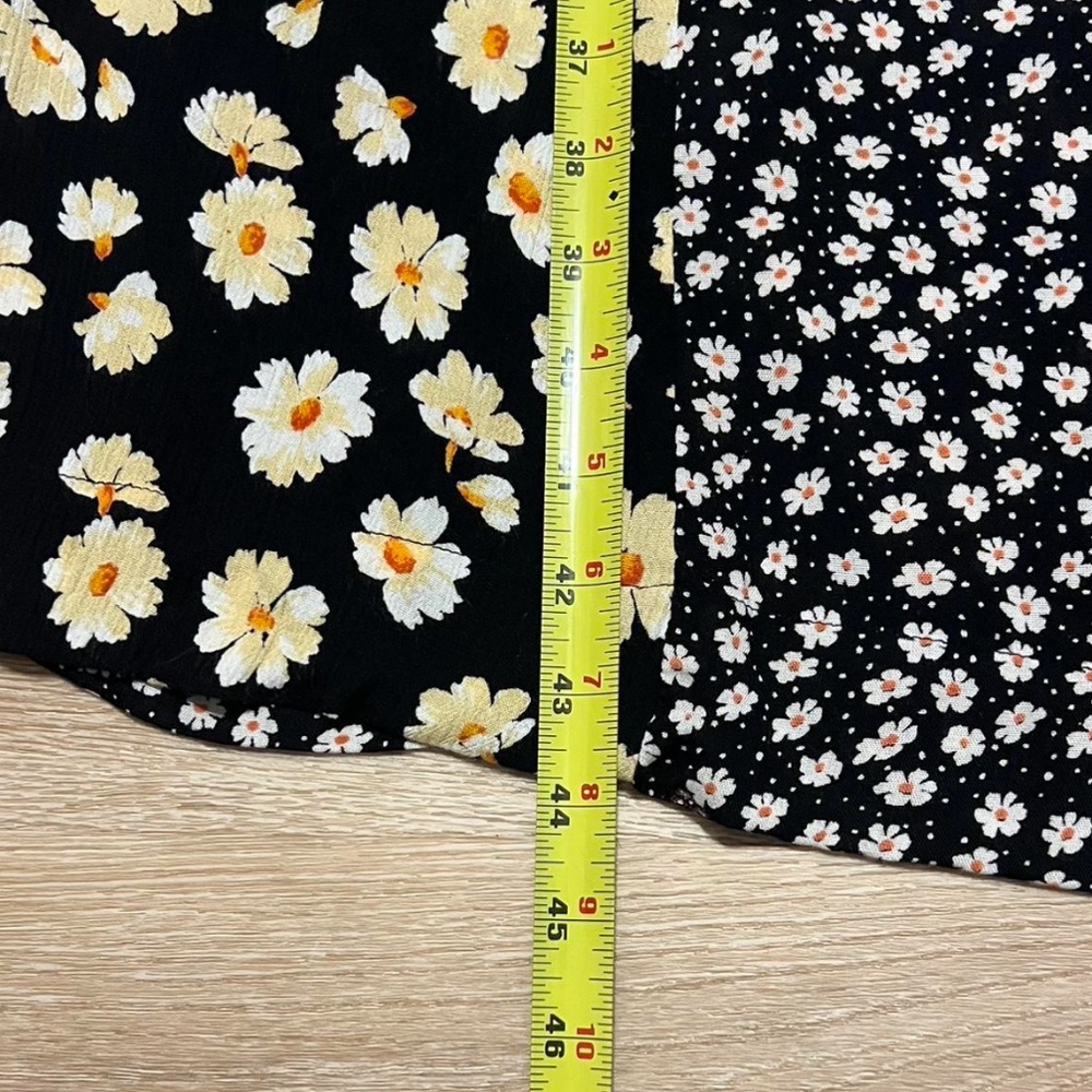 Free People Tigerlily Floral Midi Dress Black Ditsy Print Boho Style Sz Medium - Picture 7 of 10